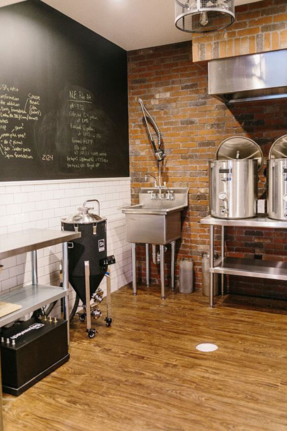 home brewery set up