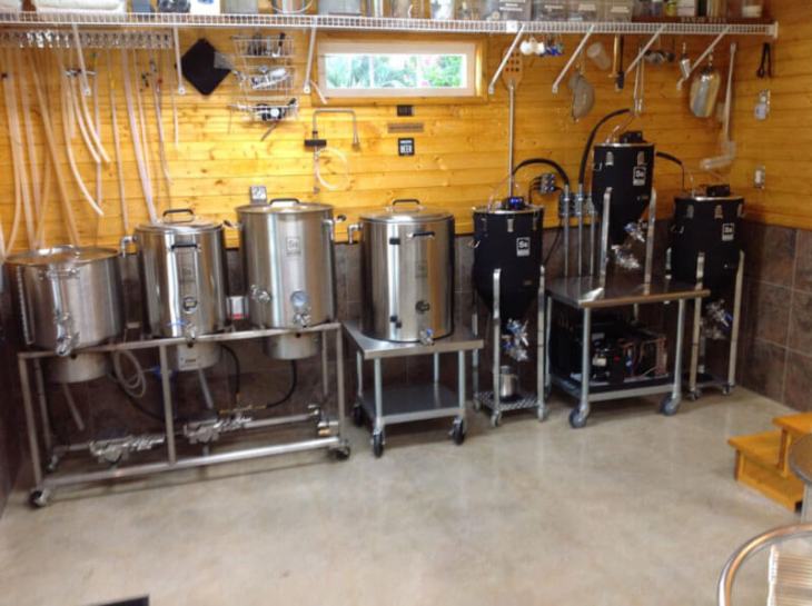 mash tun home brewery