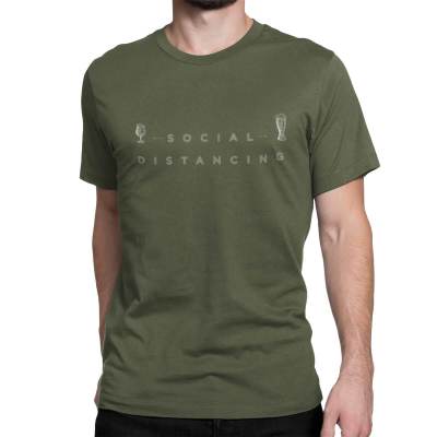 SOCIAL DISTANCING CRAFT BEER TSHIRT
