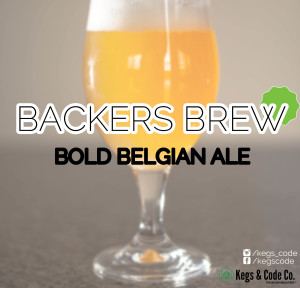 BACKERS BREW GLASS